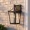 Metal and Glass Wall Light