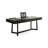 Smoky wood color Rectangular Solid + Manufactured Wood with 4 drawers desk-109708079