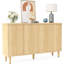 Buffet 59,74 "moderne en noyer avec rangement-1560566733