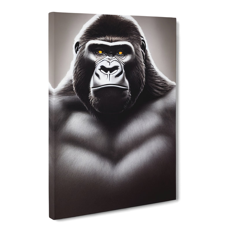 Gorilla Eyes - Wrapped Canvas, 50cm H x 35cm W x 3cm D