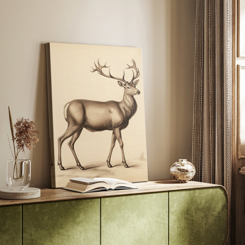 Imprimé animalier rétro VII - galerie Cavas, H 27 po x l 18 po