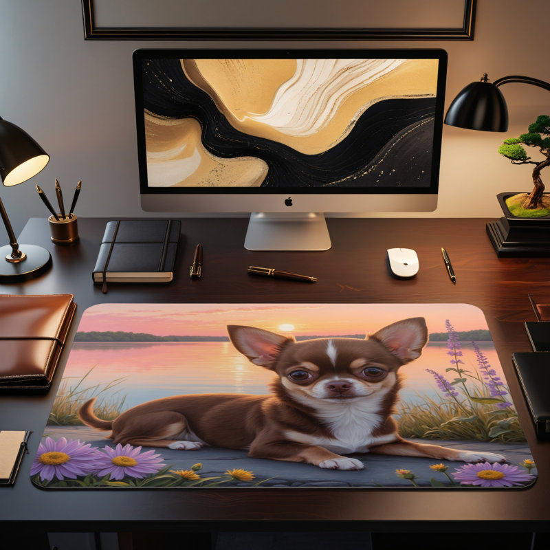 Polyester Desk Pad, 23.6x13.8