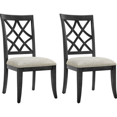2 chaises de style Mid-Century rétro, revêtement en chêne foncé, couleur de salle à manger rembourrée en bois massif pour le salon,