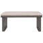 Ensemble de salle à manger en bois, table rectangulaire et 4 chaises avec banc, ensemble de 6 meubles de famille