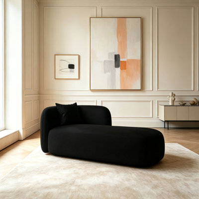Minimalist indoor chaise lounge