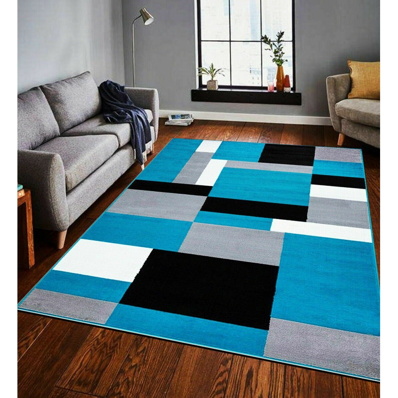 Harrower Geometric Hand Loomed Area Rug, Rectangle 200 x 290cm