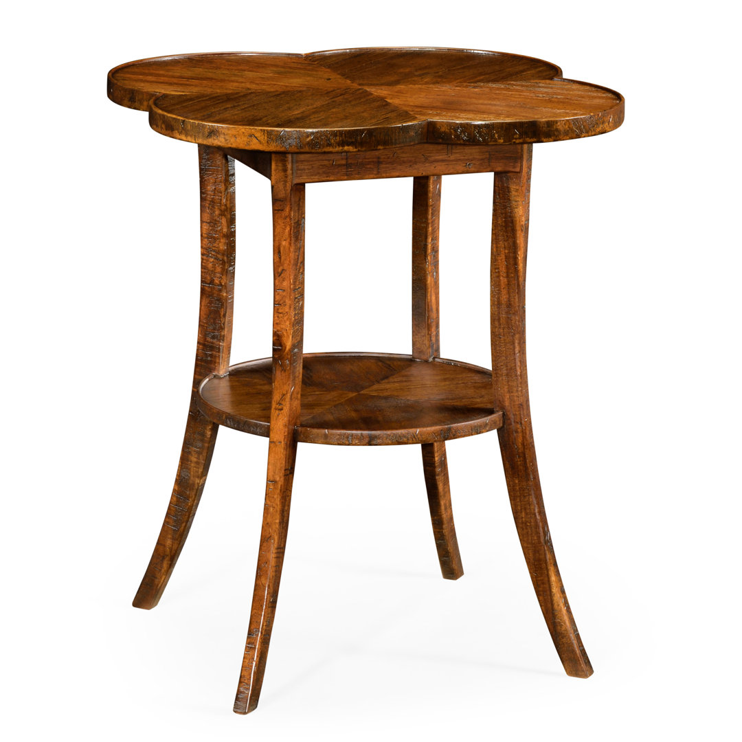 Casually Country End Table with Storage Jonathan Charles Fine Furniture 