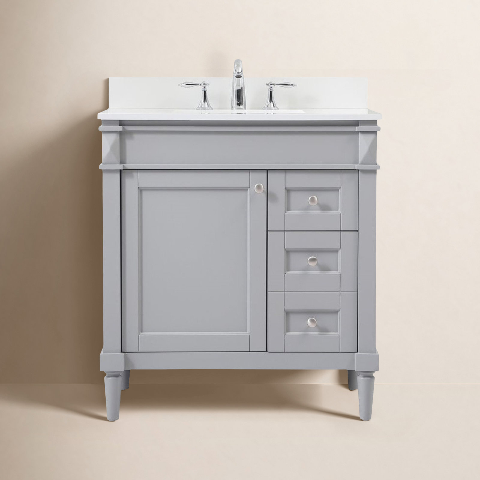 Readington 32'' Single Bathroom Vanity, Gray