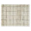 Tapis moyen Wreno 5 x 7, motif écossais, velours de 50 mm, crème et PET brun-133356225