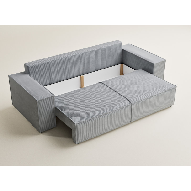 3 Seater Reclining Sofa, Light Grey