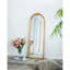 Miroir de plancher en bois 19 po x 56 po, miroir de maquillage complet pour salle de bain, salon, chambre à coucher-496715141