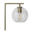 Lampe de table moderne moderne classique pour salon, chambre à coucher, bureau, décoration, conception originale, lampe de table européenne, lampe de table facile à assembler, lampe de table à angle droit en verre - 110V