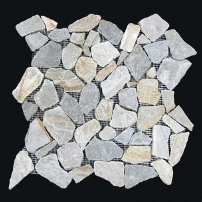 Amagon River Rock 18" x 18" Slate Mosaic Sheet Wall Floor Use Tile
