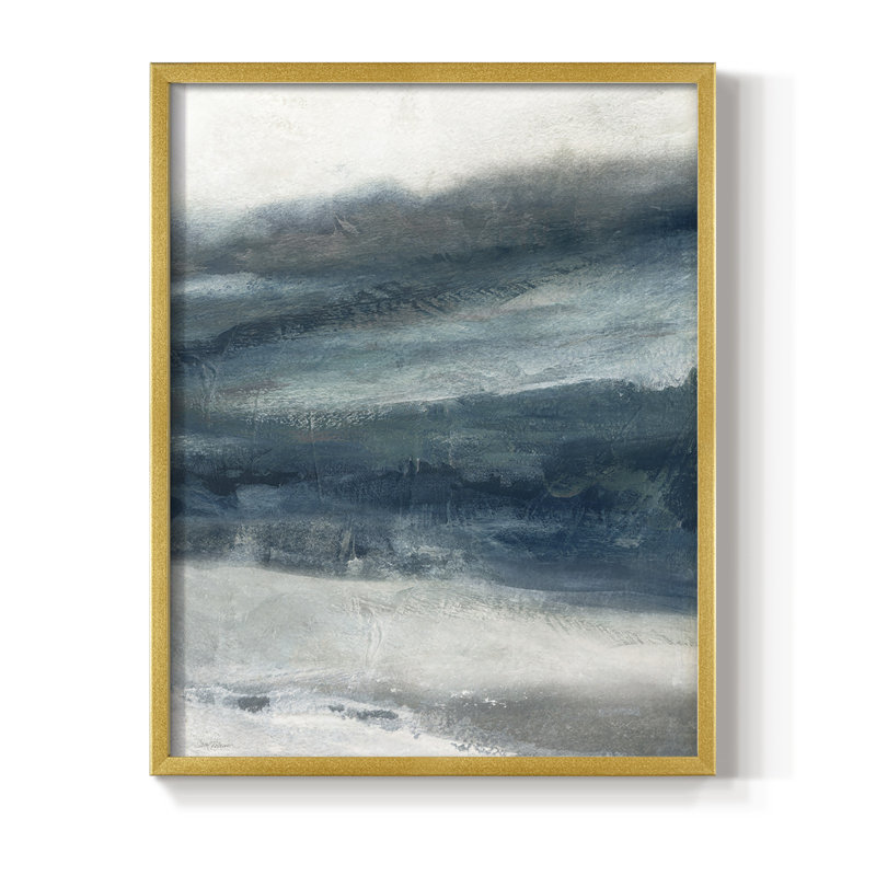 Reproduction encadrée, entrée privée II - bois massif, Or, H 20 po x l 16 po