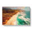 Coastline in California in Abstract - Wrapped Canvas-55315900