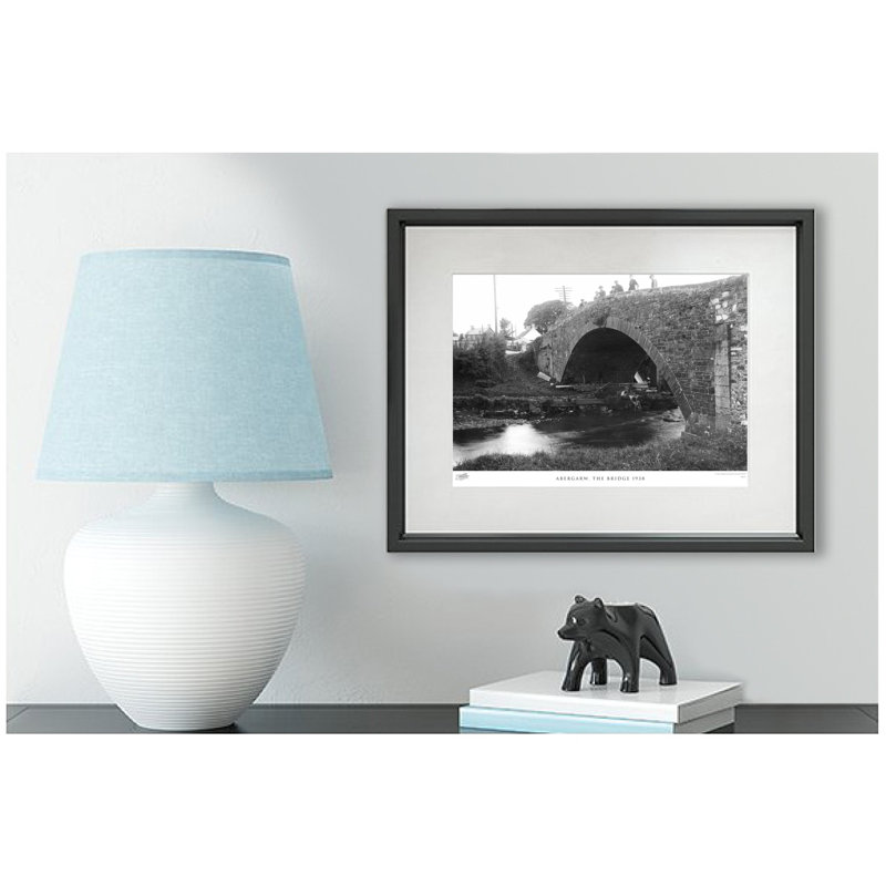 Abergarw, The Bridge 1938 by Francis Frith - Single Picture Frame Print, 40cm H x 50cm W x 2.3cm D