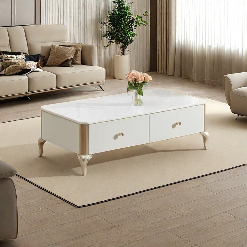 French light luxury coffee table