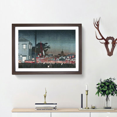 Night Festival by Kobayashi Kiyochika - Picture Frame Painting Print