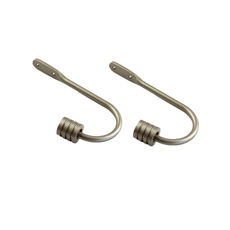 Resnick 6'' Curtain Holdback, Pewter