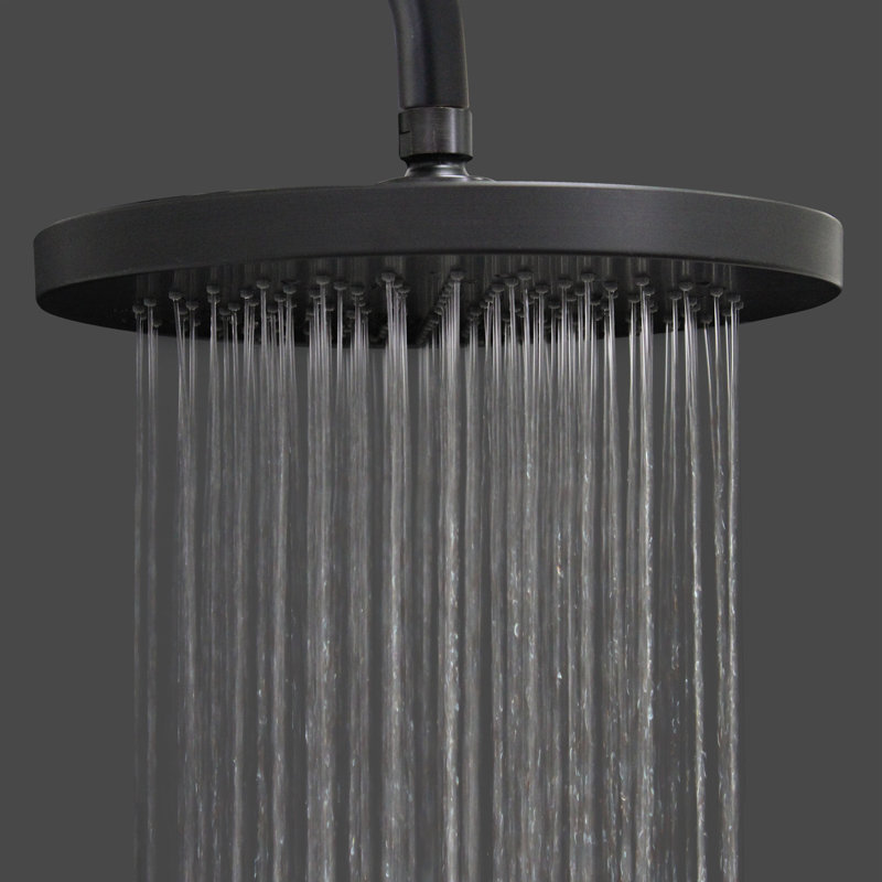 Rain Adjustable Shower Head 1.75 GPM GPM, Rubbed Bronze