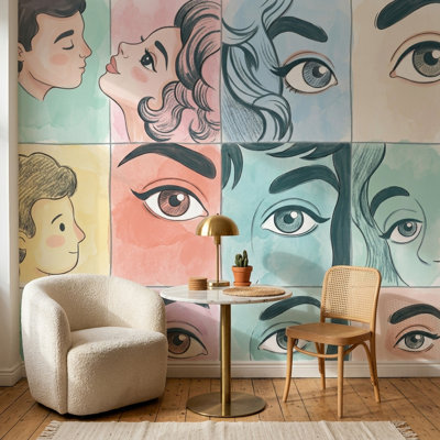 Décoration murale amovible Portrait
