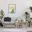 «Modern Daffodils Vase On Canvas» par Claudia Bianchi, impression-93921808