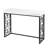 Barnwell 42'' Glass Top Console Table