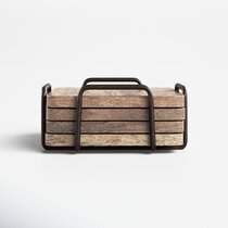 Handmade Teak Wood Coaster Set of Four – Kasih Co-op