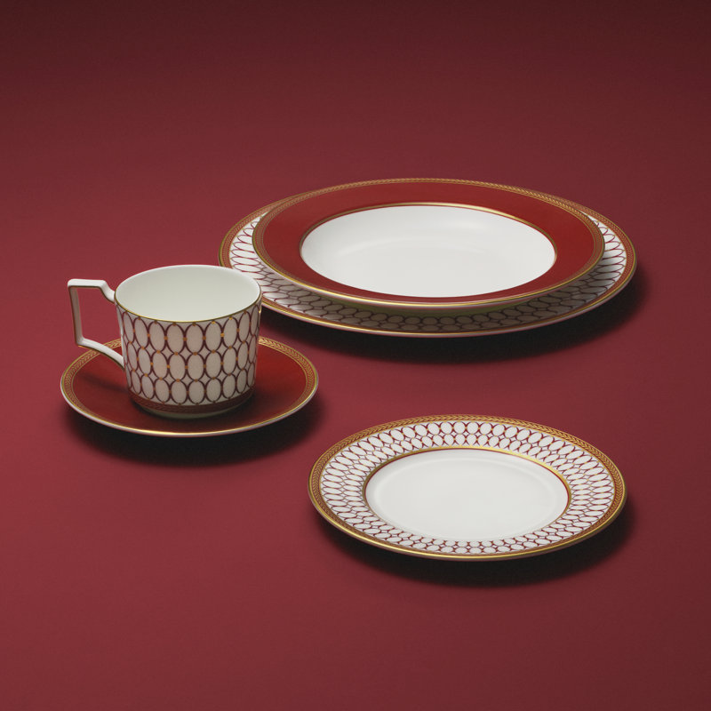 Wedgwood Renaissance Red 5 Piece Place Setting