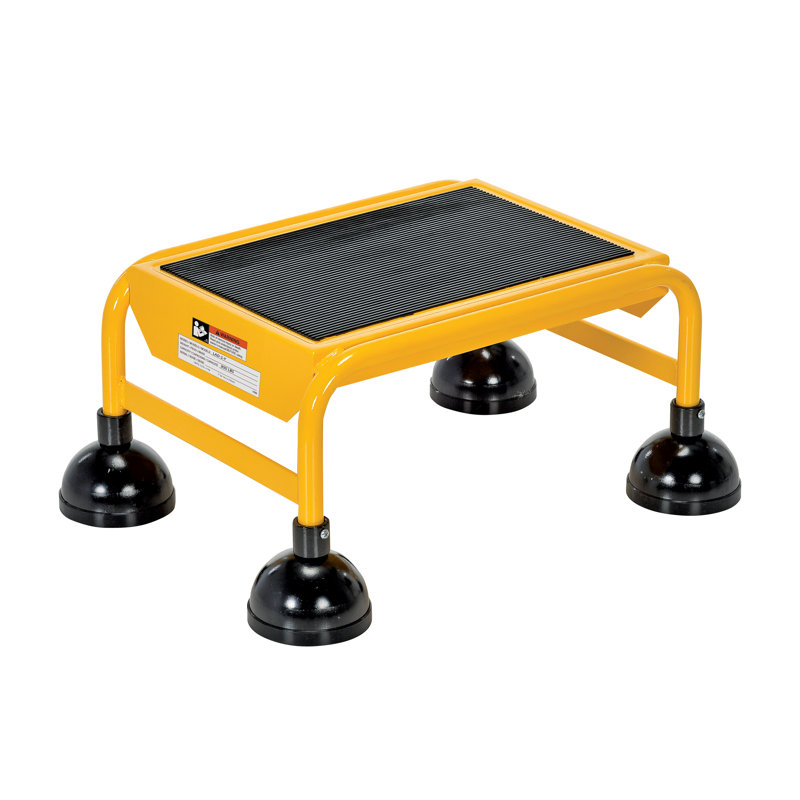 1 - Step Steel Step Stool, Yellow