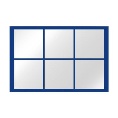 Miroir mural rectangulaire en aluminium