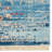 Crayton Machine Made Polyester Area Rugs - Rectangle, Blue Color, Oriental Design, Low Pile Machine Made Area Rugs for Living Room, Bed Room-30779443