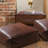 Coussin de sol carré en cuir Coussin de sol Pu