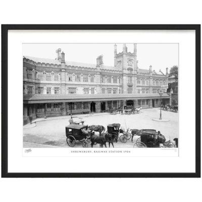 Shrewsbury, Railway Station 1904 - Single Picture Frame Print