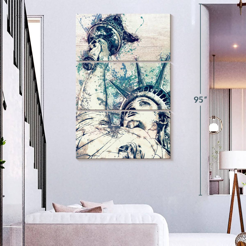 Masam Liberty NYC, H 74 po x l 48 po