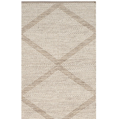 Abberton Hand Woven Cotton Geometric Rug