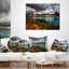 Coussin Azure Mountain