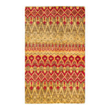 Contemporary One-of-a-Kind 4' 10" X 8' 1" Hand Knotted Area Rug