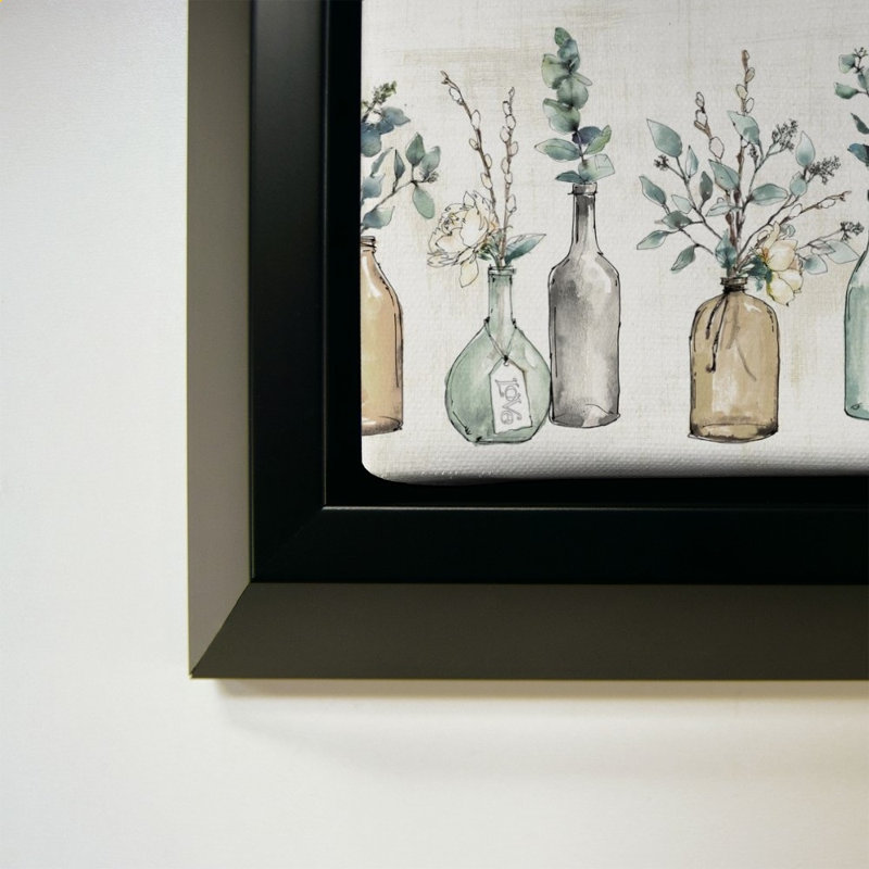 «Modern Farmhouse I Amber» par Anne Tavoletti - Impression sur toile, 44" H x 64" W, Black