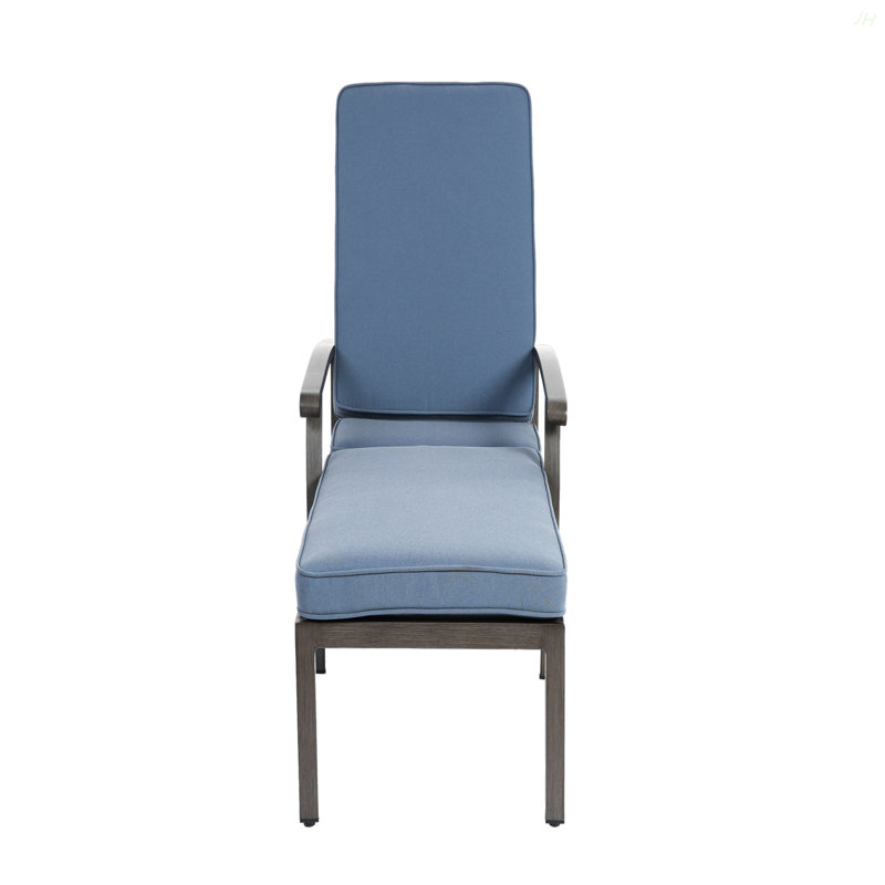 Méridienne en aluminium coulé, Bleu