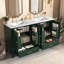 Ensemble de meuble-lavabo 60 po avec lavabo double 60 po, 2 armoires avec porte et 2 tiroirs