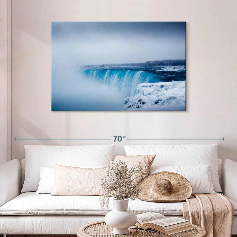 Alvord Niagara Falls Wintry Mist, 30" H x 45" W