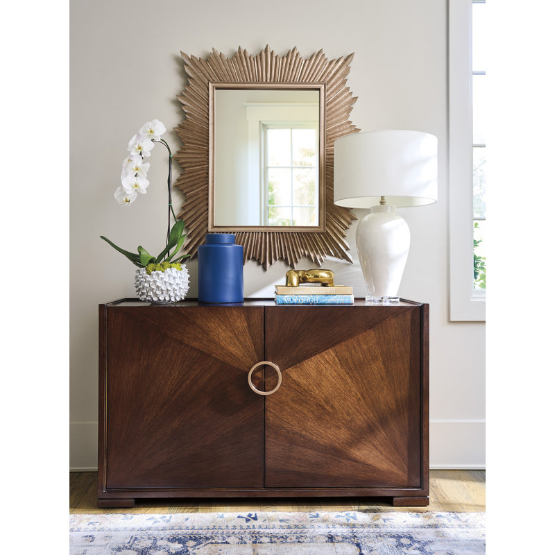 Rendezvous Rectangle Solid Wood Mirror