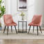 48cm H Tufted Velvet Upholstered Side Chair-2085460763