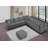 Lareese Corduroy Compression L-Shaped Sectional Right Hand Facing-1183949632