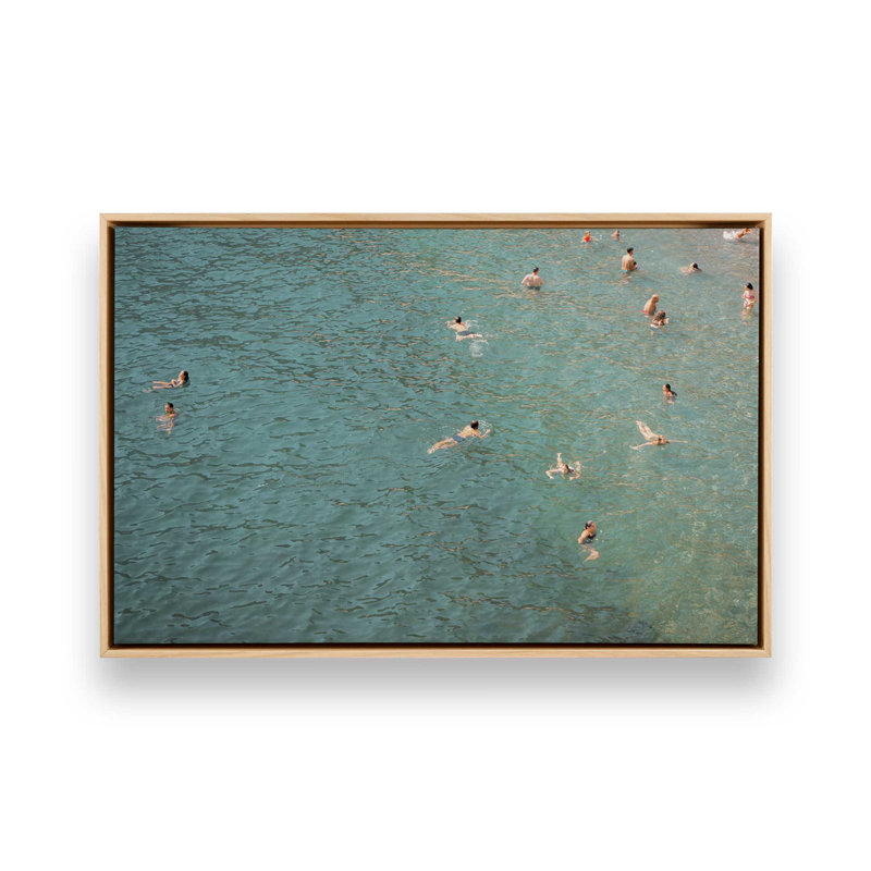 Impression sur toile rafraîchissante, H 12,75 po x l 18,75 po x P 1,75 po, Cadre américain en érable flottant, 1