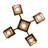 Doelling 5 - Light Dimmable Geometric Chandelier