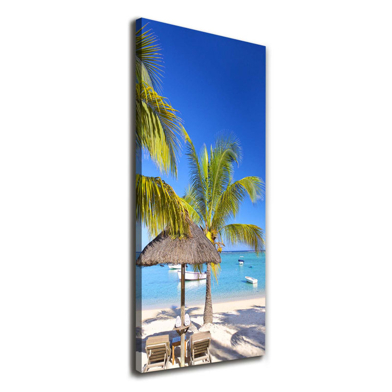 17 Stories Tropical Beach - Wrapped Canvas Art Prints | Wayfair.co.uk