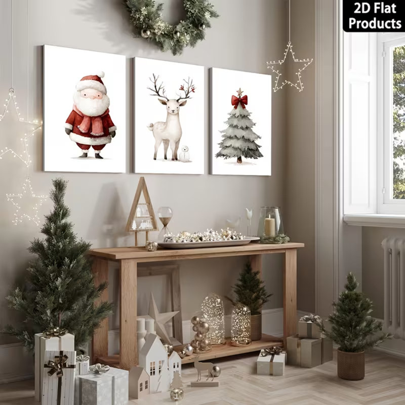 3 Piece Wrapped Canvas Wall Art