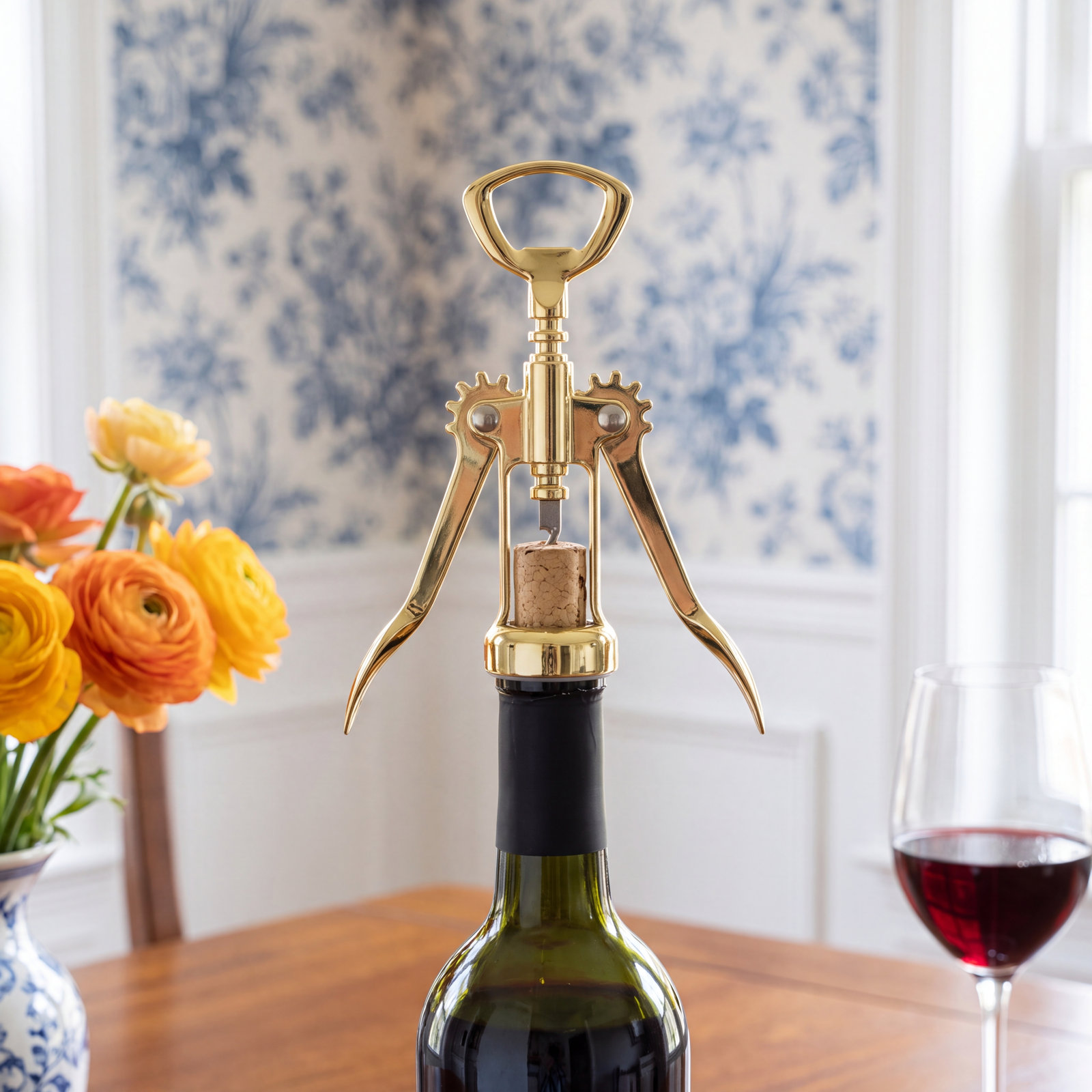 Belmont Stainless Steel Winged Corkscrew